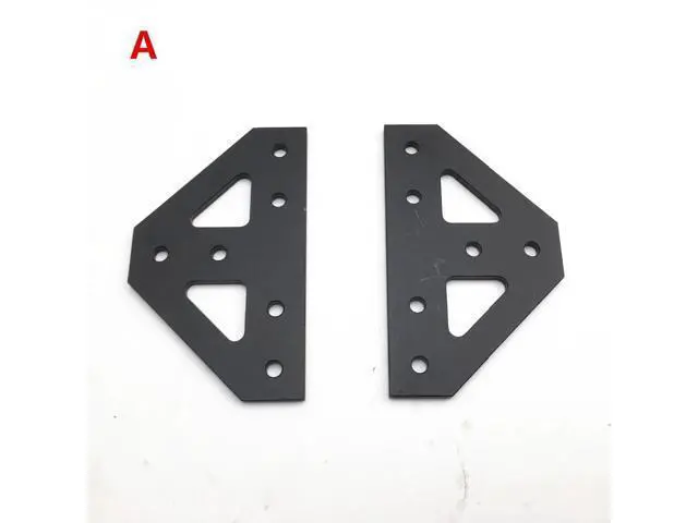 Alt view image 2 of 3 - upgrade AM8 A8 4mm aluminum bottom tee plate top corner plate bottom corner plate kit for AM8 3D Printer Extrusion Metal Frame