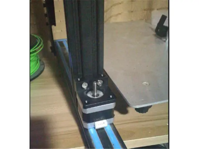 Alt view image 2 of 3 - Funssor aluminum Creality CR-10 Z Motor Bracket CR-10/Tornado adjustable Z axis stepper motor mount damper