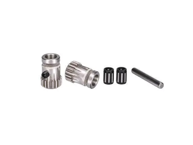 Alt view image 2 of 3 - 1Set 3D Printer Accessories MK2/MK3 Cloned Btech Dual Gears DIY Kit Steel Pulleys Kit 3D Printer Gears Extrusion Wheel