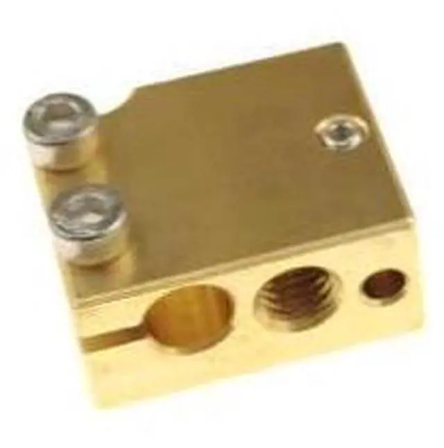 Main image of hot head high temperature version TC4 titan alloy throat super Volcano heating block nozzle for 3d printerparts
