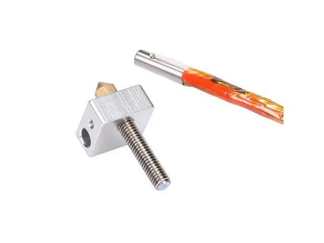 Alt view image 2 of 3 - BIQU 3D printer parts MK8 Extruder hot end kit 0.4mm nozzle heating MK8 Extruder hot end DIY Accessories
