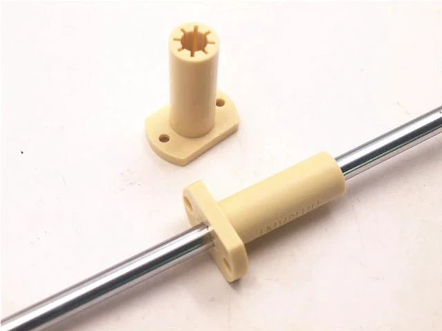 Alt view image 2 of 3 - Funssor 1 pc LMH8LUU Solid Polymer Ellipse Long Type Linear Bearing Bushing 8MM Prusa DIY CNC Motion