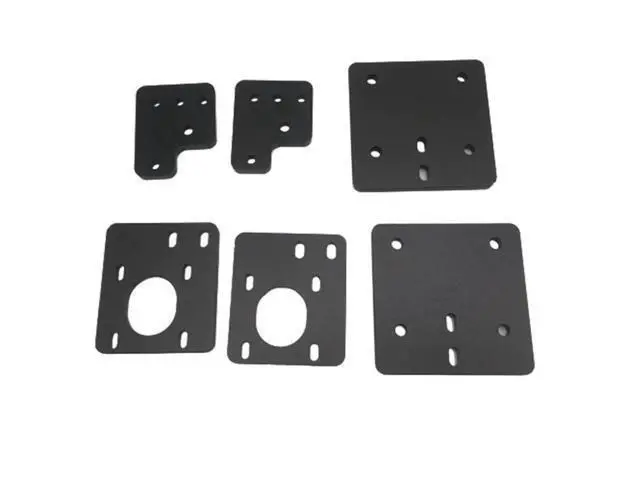 Alt view image 2 of 3 - Funssor upgrade kit Tronxy X5S aluminum alloy gantry plate Z motor enforced mount motor/idler mount gantry plate