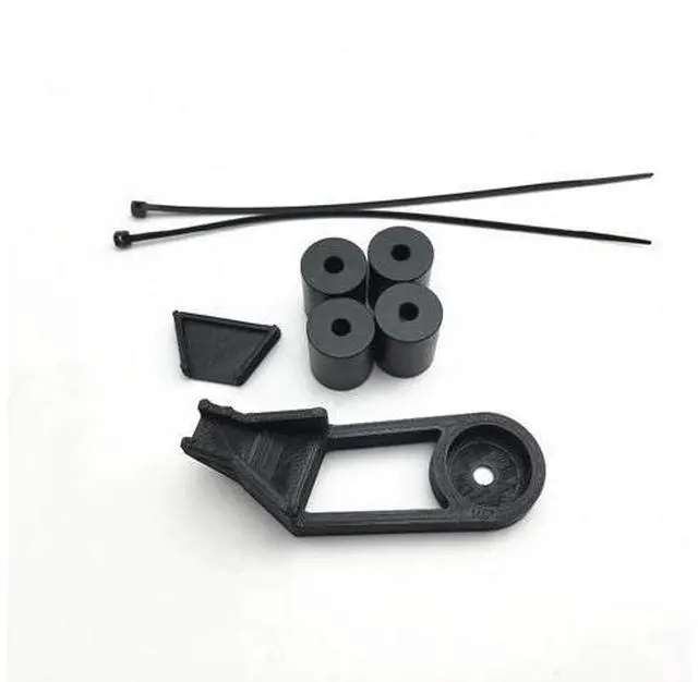 Alt view image 5 of 6 - 1Set CR-10/ CR10S Aluminum Solid Spacer/Bed Mount with Strain Relief Bracket 4pcs Hot Bed Big Hand Twist Leveling Nut Fast Ship