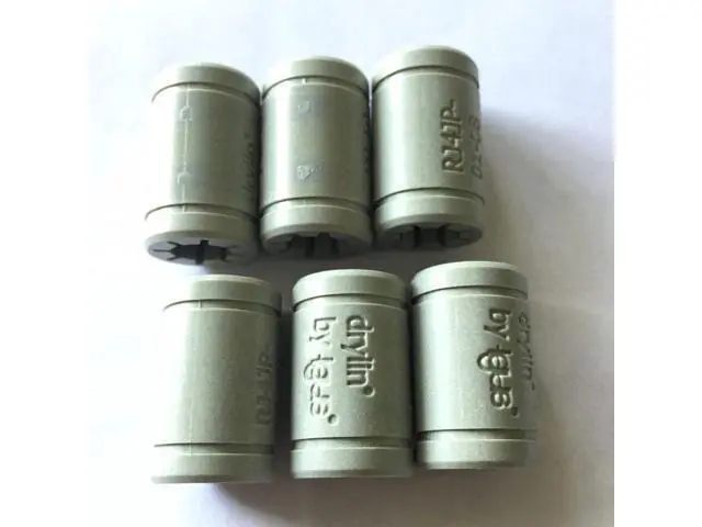 Main image of Funssor Solid Polymer LM8UU Bearing 8mm shaft Drylin RJ4JP-01-08 for Anet Reprap Prusa i3 3D Printer