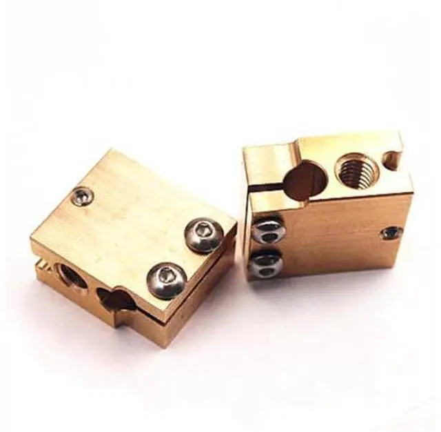 Main image of Funssor High Temperature Copper volcano cartridge type heater block sensor/thermistor/PT100 sensor block V6 hotend