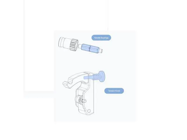 Alt view image 2 of 6 - V0.1/2.4 Trident short-range extruder kit feeding extrusion gear 3D printer accessories