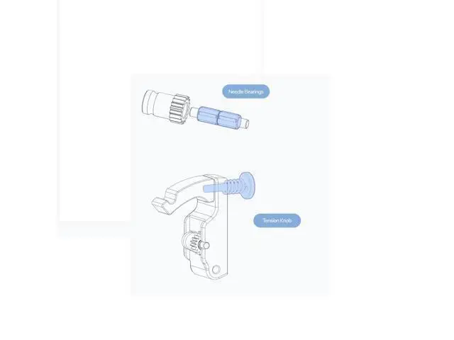 Alt view image 5 of 6 - V0.1/2.4 Trident short-range extruder kit feeding extrusion gear 3D printer accessories