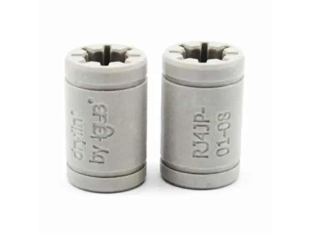 Alt view image 2 of 6 - Funssor 7pcs Solid Polymer LM8UU Bearing 8mm shaft Drylin RJ4JP-01-08 for Anet Reprap Prusa i3 3D Printer