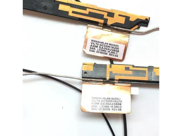 Alt view image 2 of 2 - 4pcs/Set WLAN + WWAN Antenna Kit For Lenovo Thinkpad T440S T450S Series, FRU DC330015U00 DC330015U10 SA30A23505 04X5433 04X5434