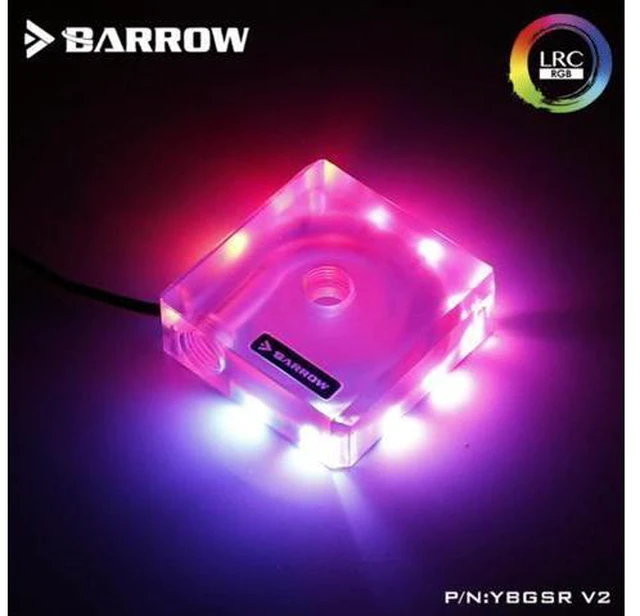 Main image of Barrow Acrylic DDC pump modified upper cover LRC2.0 version YBGSR V2