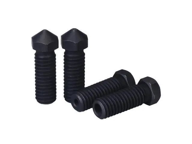 Alt view image 2 of 3 - Hardened Steel Volcano Nozzle M6 3D Printer Parts for PEI PEEK or Carbon fiber filament E3D Volcano hotend Extruder