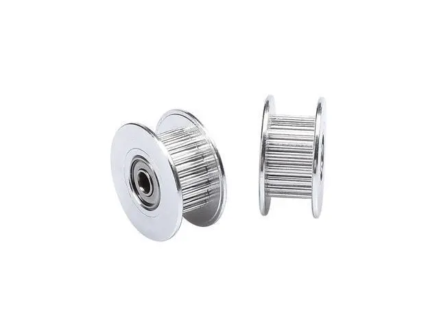Alt view image 3 of 3 - 3D printer 2GT 20 teeth wheel Perlin passive idler pulley wheel GT2 Pulley 16/20 Without Teeth Teeth Timing Gear 3D Printers