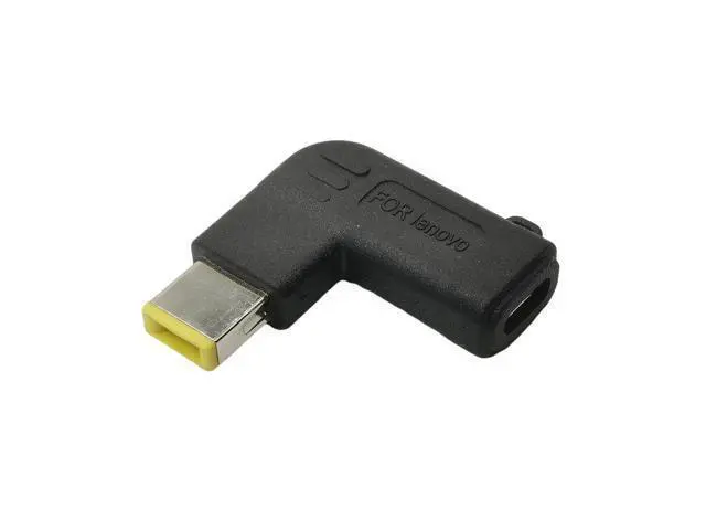 Alt view image 2 of 3 - Adaptateur de charge d'alimentation USB Type C 65W PD, entrée femelle à pointe mince pour Lenovo B50 G40 G50 G70 G505S Z40 Z50 Z70 (carré a)