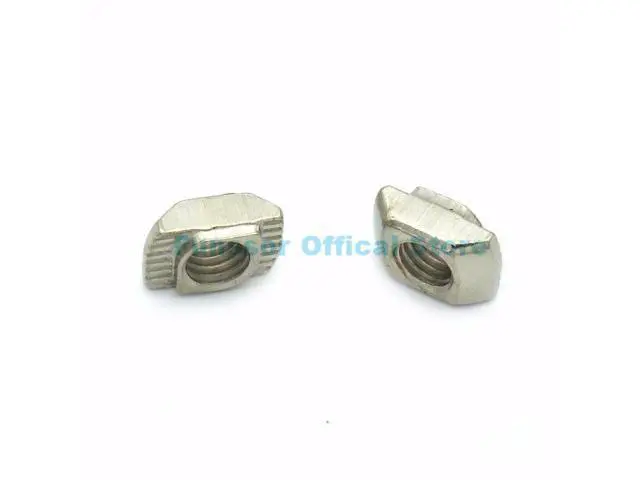 Alt view image 2 of 6 - Funssor 20x20 European Aluminum Extrusions Slim T-Nut M3/M4/M5 Thread Pack of 100