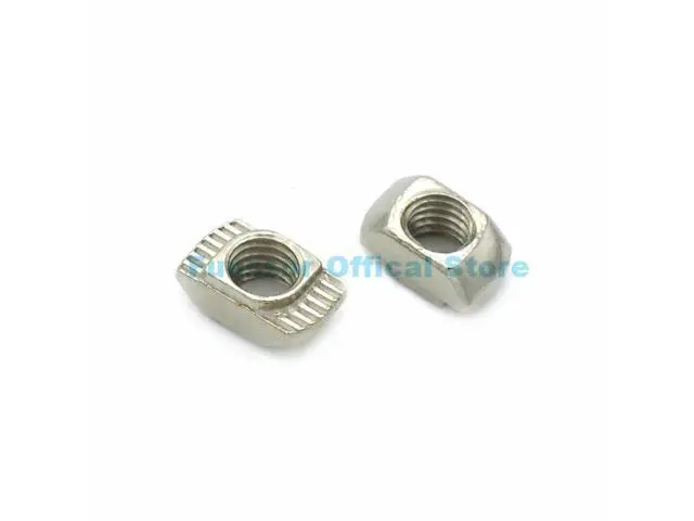 Alt view image 4 of 6 - Funssor 20x20 European Aluminum Extrusions Slim T-Nut M3/M4/M5 Thread Pack of 100