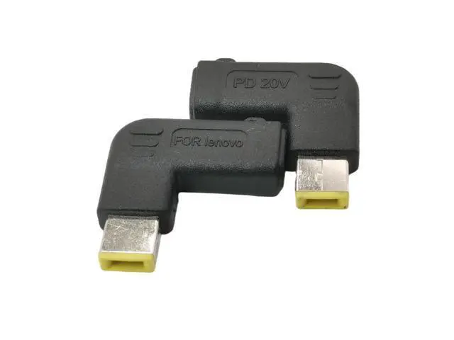 Alt view image 3 of 3 - Adaptateur de charge d'alimentation USB Type C 65W PD, entrée femelle à pointe mince pour Lenovo B50 G40 G50 G70 G505S Z40 Z50 Z70 (carré a)