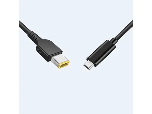 Main image of Câble USB type-c PD 65W 20V pour chargeur d'ordinateur portable Lenovo ThinkPad, adaptateur de prise d'alimentation cc, 1.5m