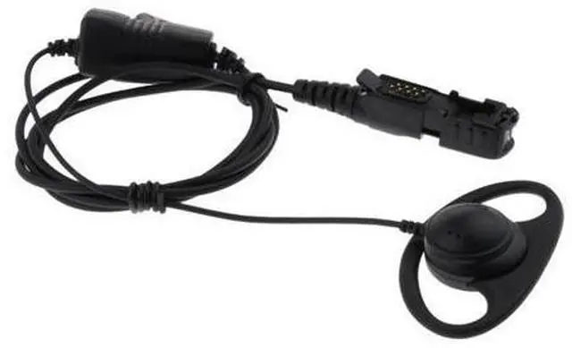 Main image of D Shape Ear Hook Earpiece Headset Speaker Mic for Motorola XIR P6620 XPR3500