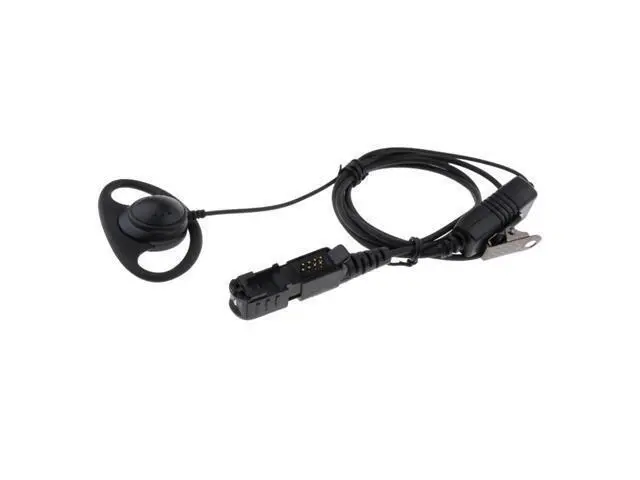 Alt view image 2 of 4 - D Shape Ear Hook Earpiece Headset Speaker Mic for Motorola XIR P6620 XPR3500