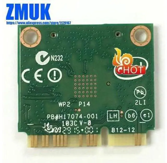 Alt view image 2 of 3 - Int Dual Band (2.4G&5G) Wireless-N 7260 802.11abgn+BT4.0 Combo WiFi Card 7260HMWAN