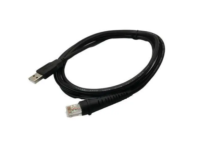 Alt view image 3 of 3 - Câble USB vers RJ50 de 6,5 pieds, pour Honeywell, scanneurs de codes à barres métrologiques MS5145, MS7120, MS9540, MS7180, MS1690, MS9590, MS9520