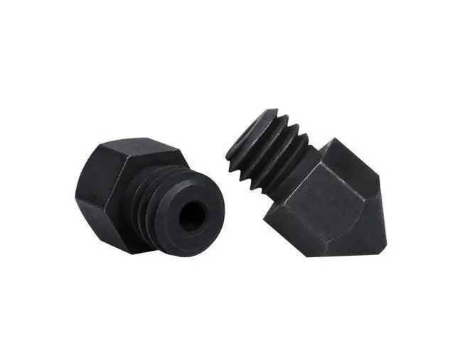Alt view image 3 of 3 - Swiss MK8 Hardened Steel Nozzle M6 1.75MM Filament 3D Printer Parts for J-head hotend CR10 heat block ender3