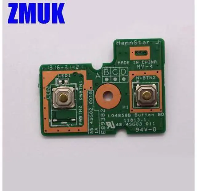 Main image of LG58 Power Button Board For Lenovo G580 G585 Series,P/N 9001002 48.4SG03.011 (100101)
