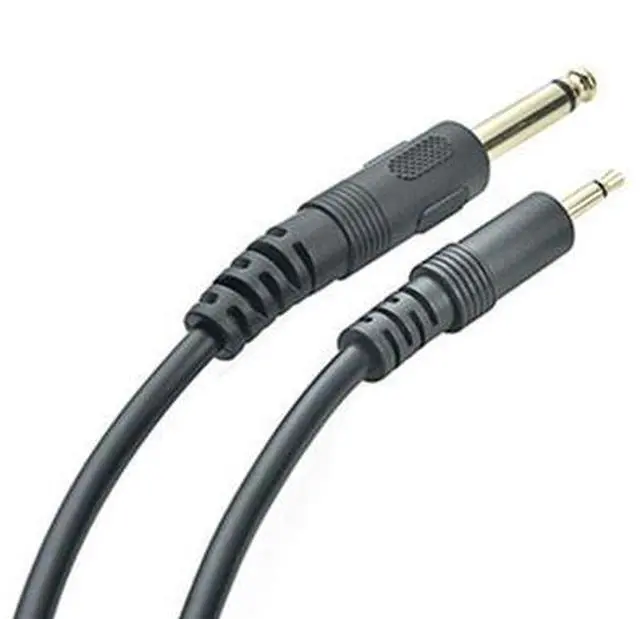 Main image of Mélangeur de son Mobile, câble 3.5mm mâle vers jack 6.35mm, 1/8 "à 1/4", amplificateur de casque PC 1.5M