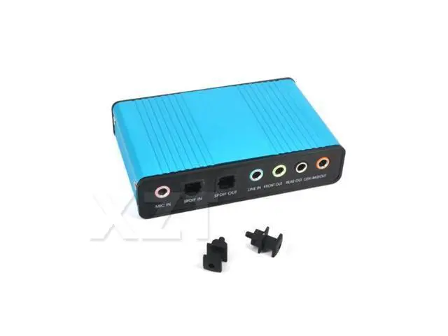Alt view image 2 of 6 - USB 2.0 Sound Card 6 Channel 5.1 Optical External Audio Card SPDIF Controller CM6206 Chipset for PC Laptop Desktop Tablet