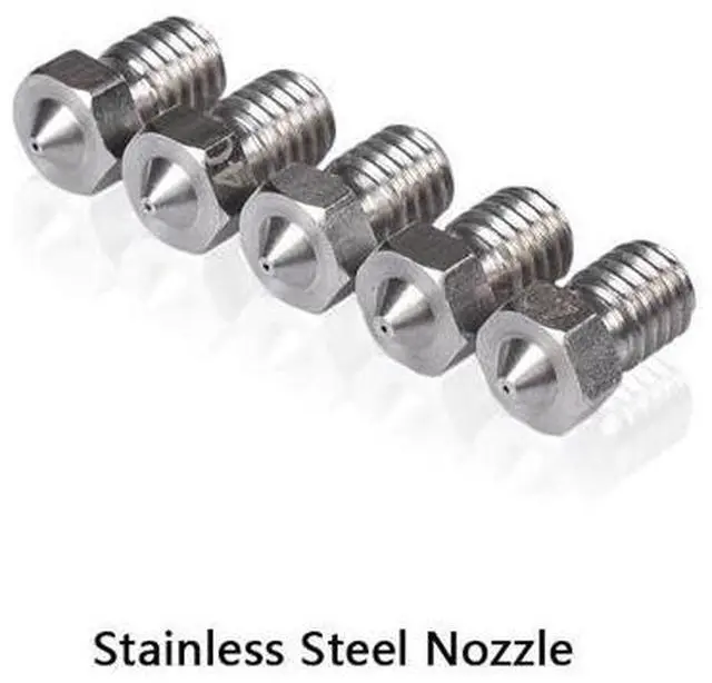 Main image of 5/10pcs 3D Printer Parts 3D V6 Extra j-head Nozzle Stainless Steel Nozzle 0.25mm/0.4mm/0.8mm for 1.75/3.0 for 3D printer parts