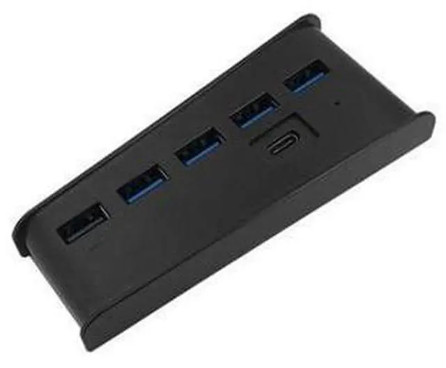 Main image of 6 in 1 USB Splitter Expander Hub with 5 USB a + 1 USB C Ports for PlayStation 5 Console for PS5 USB Hub, Black