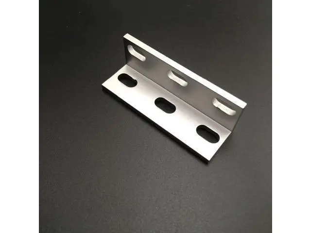 Alt view image 3 of 3 - funssor 1pcs V-slot single/double/triple aluminum L Bracket for openbuilds CNC mill 3D printer DIY parts