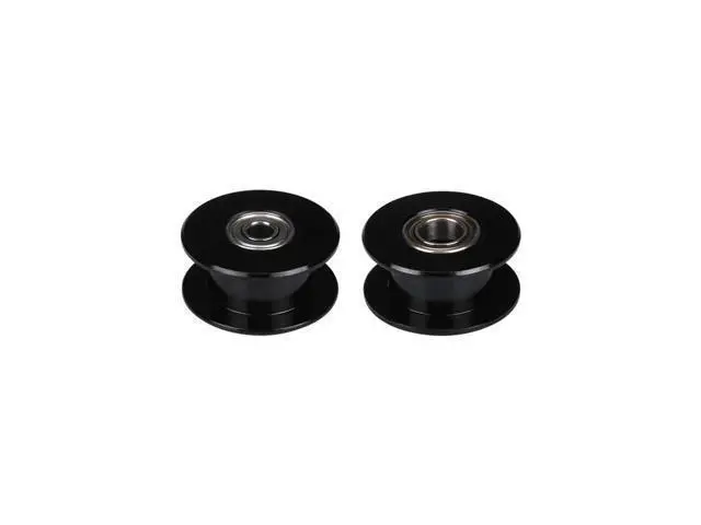 Alt view image 2 of 3 - BIQU Latest GT2 Black Color Aluminum Toothless Timing Belt Idler Pulley 20 teeth for 3D printer GT2- 6mm Width Timing Belt