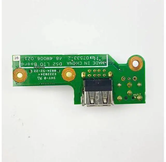 Alt view image 3 of 4 - DC Power USB Jack board For Dell Inspiron 1525 1526 laptop DC-IN USB Charging board 48.4W006.021 07533-2 DS2 LIO Board