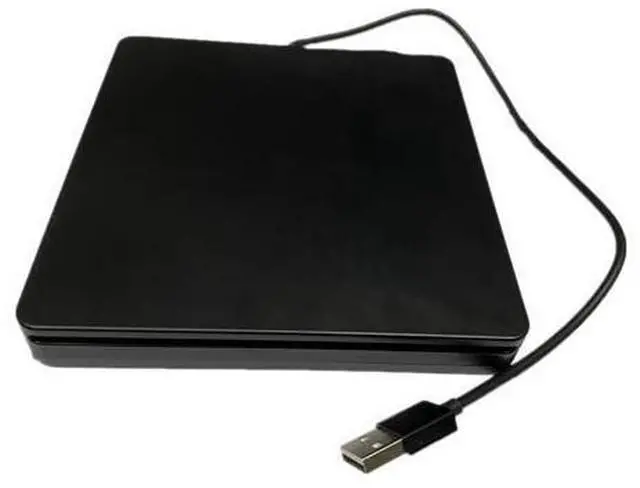 Main image of USB 2.0 Slim External 8X DVDRW DVD CD RW ROM Writer Burner Drive for Mac PC Laptop Desktop Tray Mount Portable Black