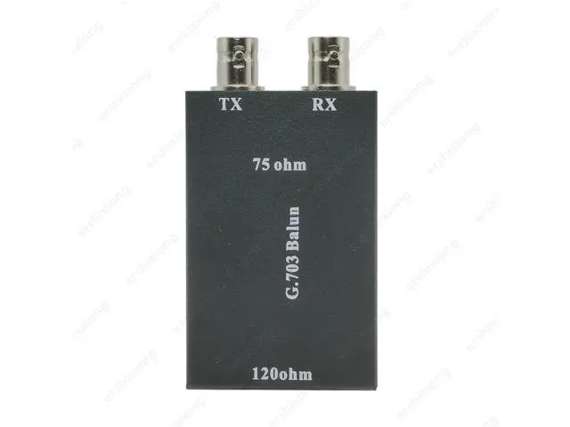 Alt view image 2 of 4 - Convertisseur de média BNC vers RJ45 Premium, adaptateur vidéo Balun coaxial vers Ethernet ITU/CCITT g. 703