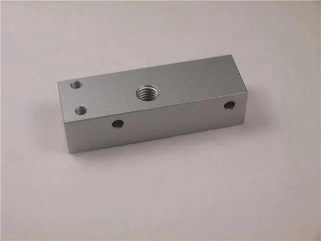 Alt view image 3 of 5 - funssorReplicator 2 3D printer MK8 single extruder Bar Mount hotend bar aluminum alloy Metal Bar Mount heater block