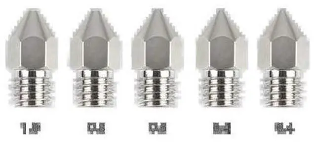 Main image of CREALITY 3D Printer Parts Supply DPrintMill(CR-30) MK Nozzle Kit 5PCS