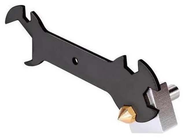 Alt view image 2 of 3 - 3D Nozzle Wrench 5 IN 1 Wrench Stay 5.7mm to 20.2mm Steel Spanner Wrench Flat 3D Printer Parts For MK8 MK10 V6 Nozzle Heat Block
