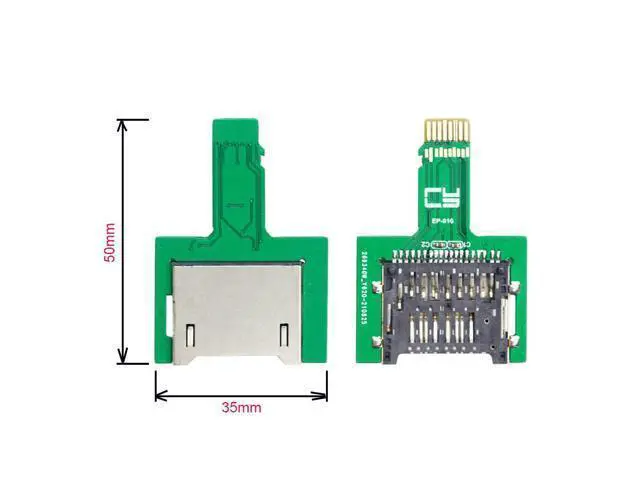 Alt view image 2 of 3 - Card Female Male Extender to SD Extension UHS-III UHS-3 UHS-2 TF Micro SD