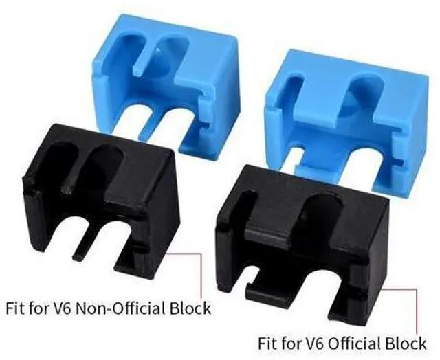 Main image of Bigtreetech V6 Silicone Socks Support V6 Block for J-head 1.75/3.0mm Bowden& direct Extruder RepRap 3D printer parts