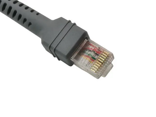 Alt view image 4 of 4 - Câble USB vers RJ45 pour Scanner de symboles LS2208 LS1203 LS4208 DS6708, 2M, nouveau, pièce de Scanner de codes à barres