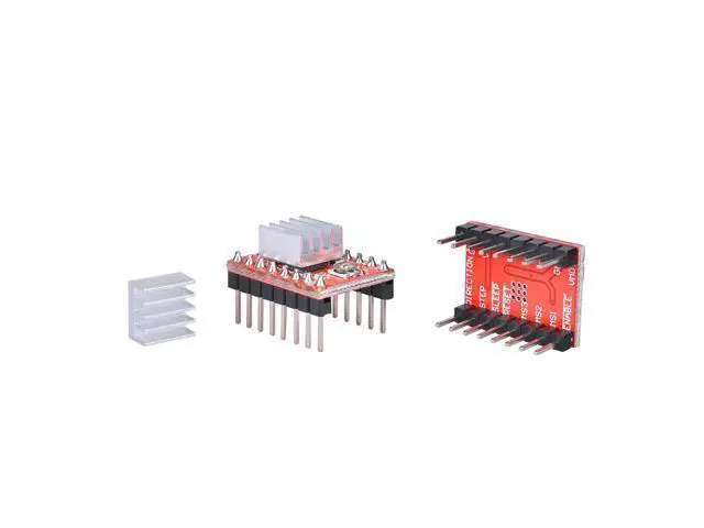 Alt view image 2 of 3 - 1pc 3D Printer parts A4988 Stepper Motor Driver Module with Heatsinks Reprap Board Suitable Ramps 1.4 For 3D Printer