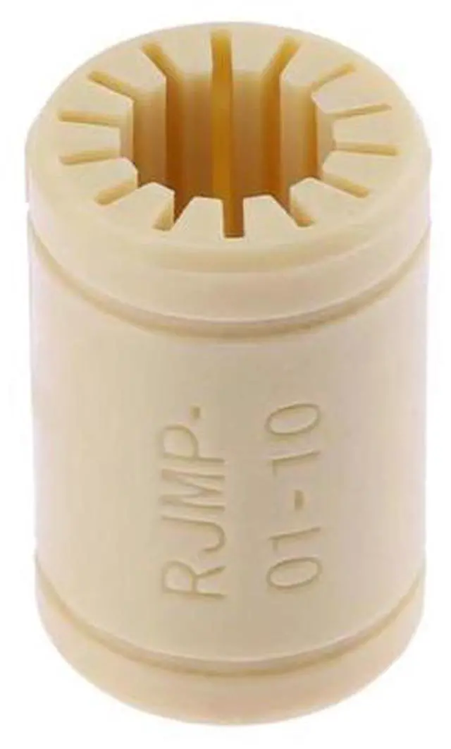 Main image of 1pcs Solid Polymer LM10UU Bearing 10mm Plastic Shaft RJ4JP-01-10 for DIY RepRap Prusa Mendel 3D Printer