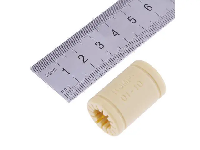 Alt view image 2 of 3 - 1pcs Solid Polymer LM10UU Bearing 10mm Plastic Shaft RJ4JP-01-10 for DIY RepRap Prusa Mendel 3D Printer