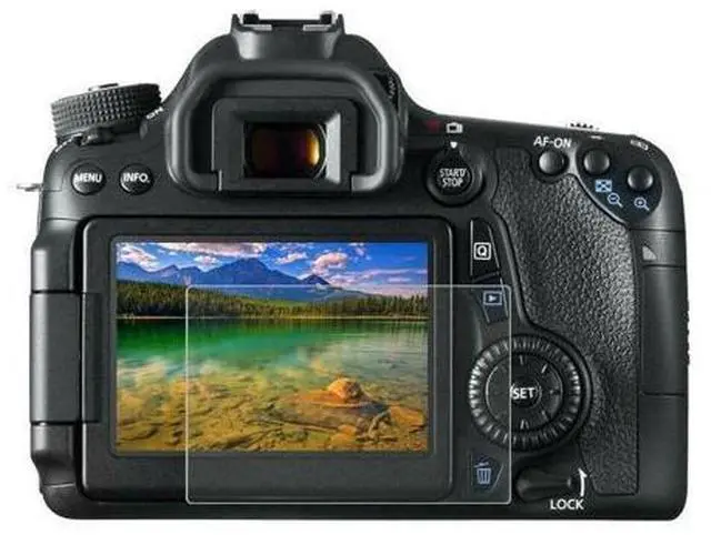 Main image of 2pcs Tempered Glass Protector Screen Film for Canon EOS 7D 80D 760D