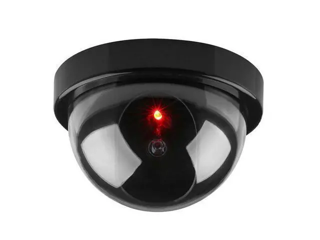 Alt view image 3 of 4 - Dummy Dome Surveillance Camera Fake Security CCTV with Flashing LED Light