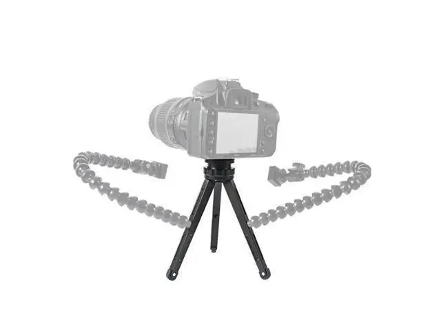 Alt view image 2 of 4 - Mini Tripod Stand Base Aluminum Alloy Multi-Angle Adjustment Tripod for Slr Camera/Smartphone/Ball Head/Monopods