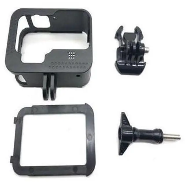 Alt view image 3 of 4 - Plastic full Frame Case for Gopro Hero 9 Action Camera Go Pro Accessories Protective Case with Mount Base and Screw